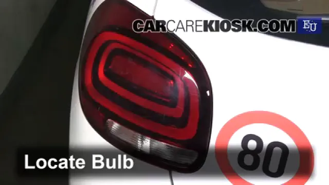 2017 Citroen C3 PureTech 1.2L 3 Cyl. Éclairage Feux de position arrière (remplacer ampoule)